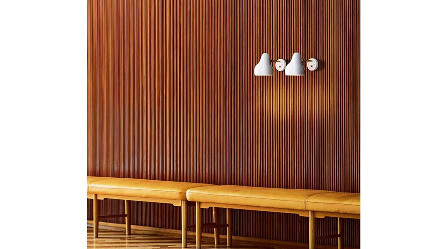 LOUIS POULSEN, VL38 væg hvid 02